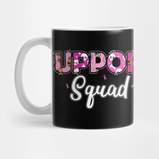 Support Squad Breast Cancer Halloween Shirt Mug